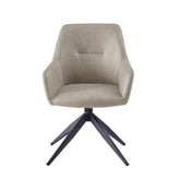 Barbara Dining Chair - Beige Microfiber